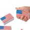 3" x 1 3/4" American Flag Red, White & Blue Foam Stress Toys 12 Pieces